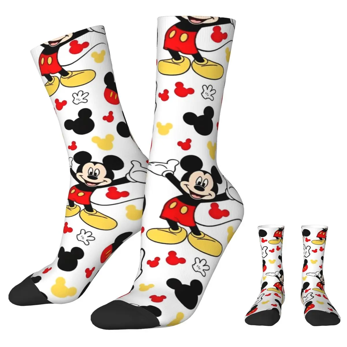 Mickey Mouse Kousen Vrouwen Mannen Sokken Zachte Ademende Vrijetijdsokken Lente Klimmen Anti-Slip Custom Sokken Cadeau