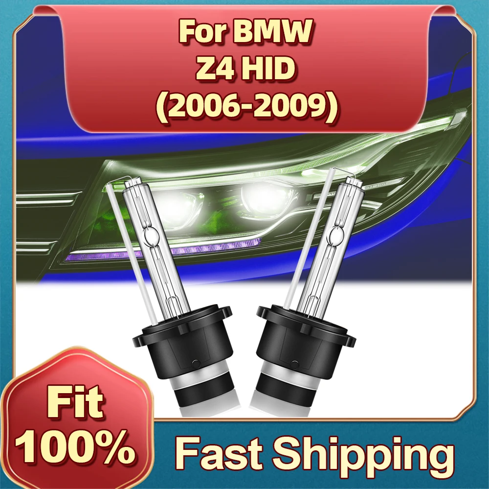 

2Pcs High Quality 35W D2S HID Xenon Lamp Car Headlight 6000K Replacement Bulbs For BMW Z4 2006 2007 2008 2009