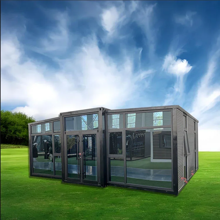 High quality 40/20FT Light Steel Prefab Villa With Bathroom And Kitchen Prefabricated Expandable Container House Mobile Home