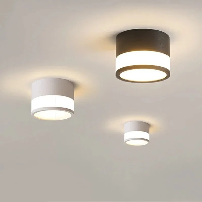 

LED Downlight Dimmable Ceiling Light 7W 9W 12W 15W18W20 Nordic Surface Mounted Surrounding Luminous LED Downlight Spotlight