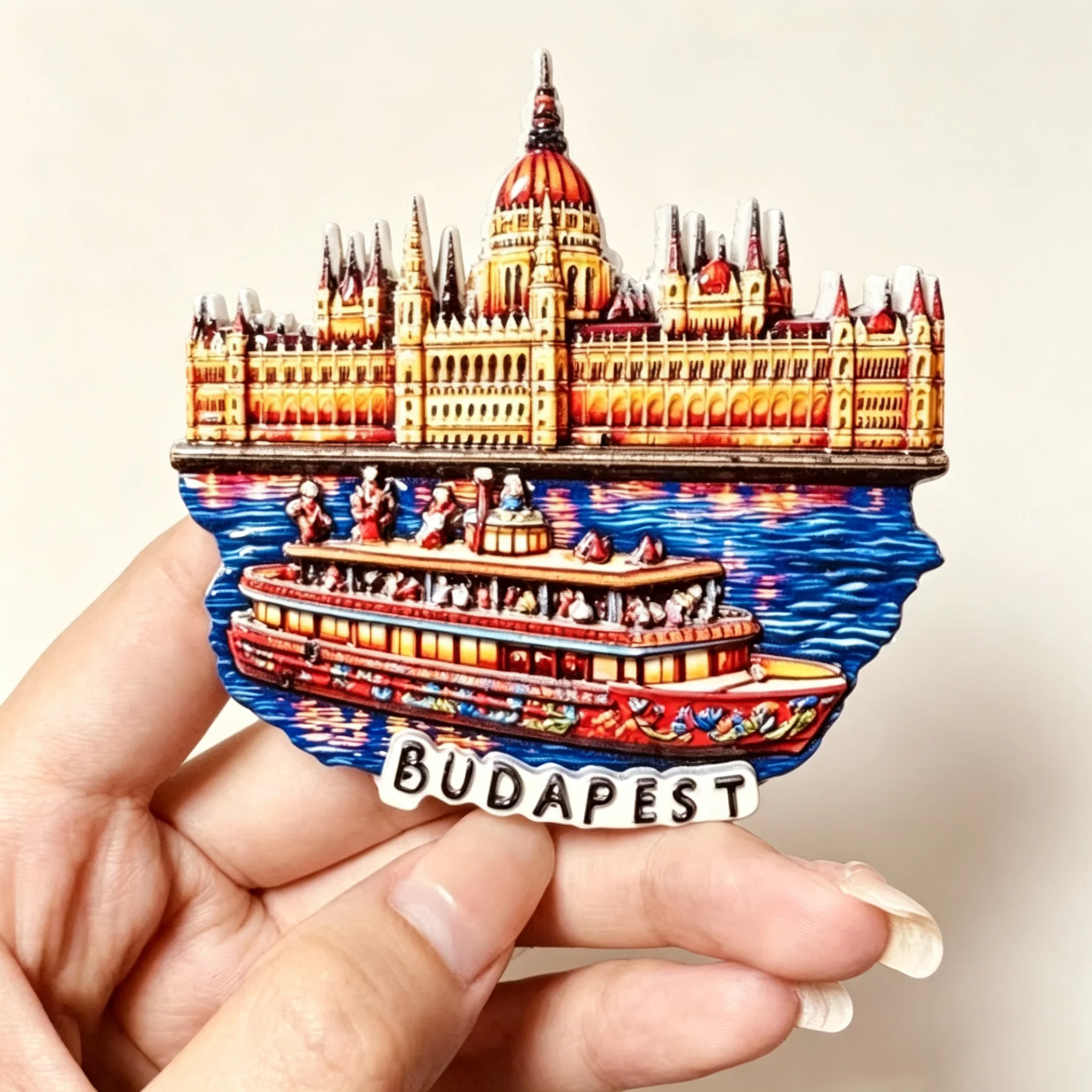 Europe   Hungary 3D Fridge Magnets Tourism Souvenir Refrigerator Magnets Sticker