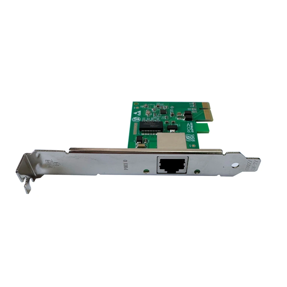 بطاقة شبكة الخادم 1G 1000Base-T منفذ واحد RJ45 PCI-E محول إيثرنت للخادم موتوركوم YT6801
