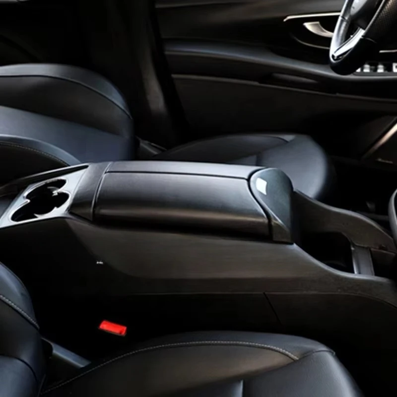 Djzg 업그레이드 ABS 센터 콘솔 차량용 팔걸이 수납함 냉장고 포함 비토 V클래스 W447 자동차 액세서리