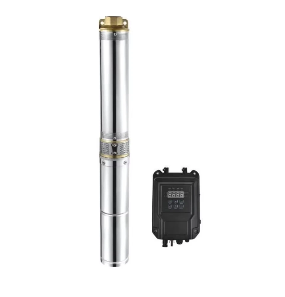 2026 1inch 80m High Head 750w Solar Deep Water Pump Household Well Water Solar Stainless Steel Deep Well Submersible Pump