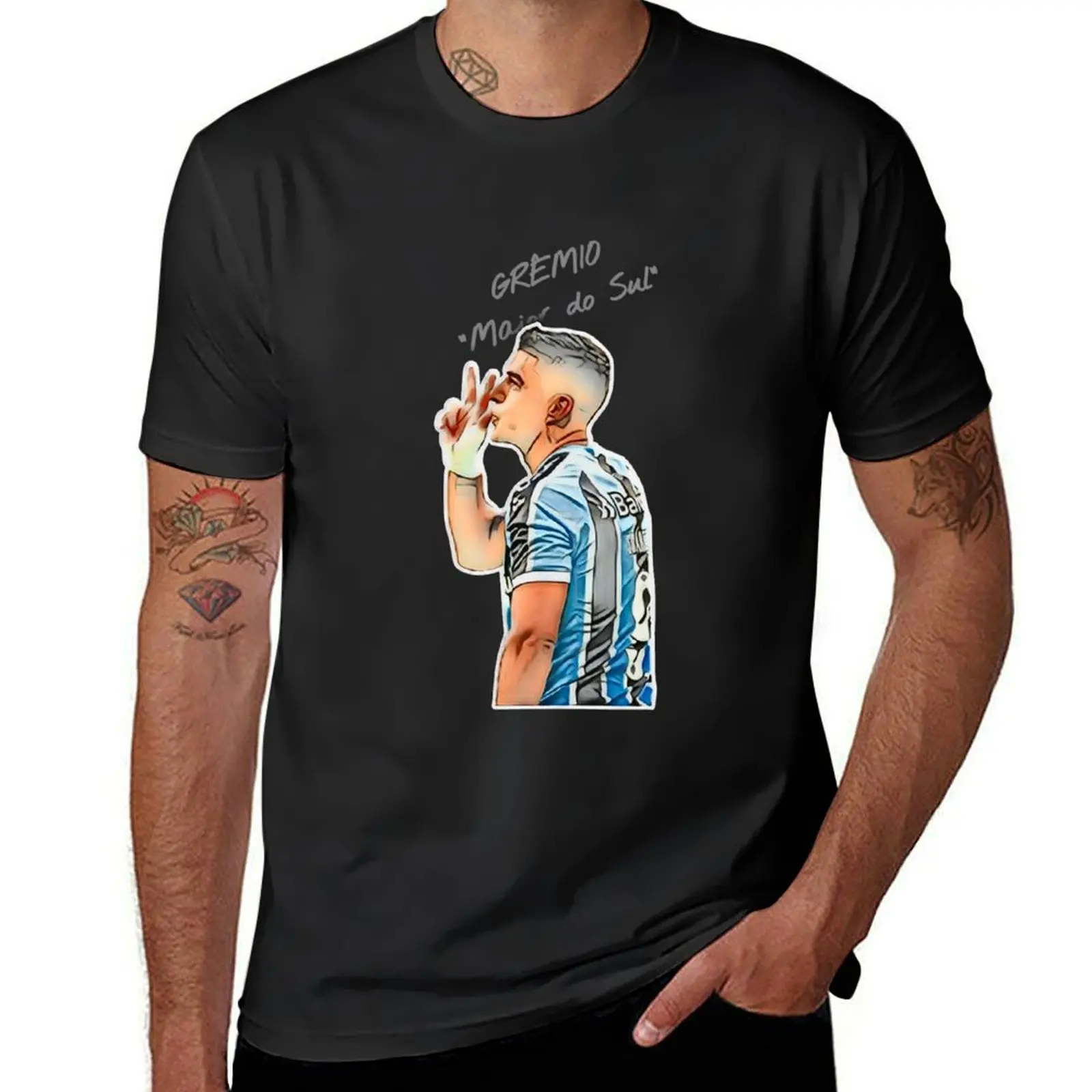 Luis Suarez Gremio T-Shirt sublime cute tops graphics funnys Short sleeve tee men