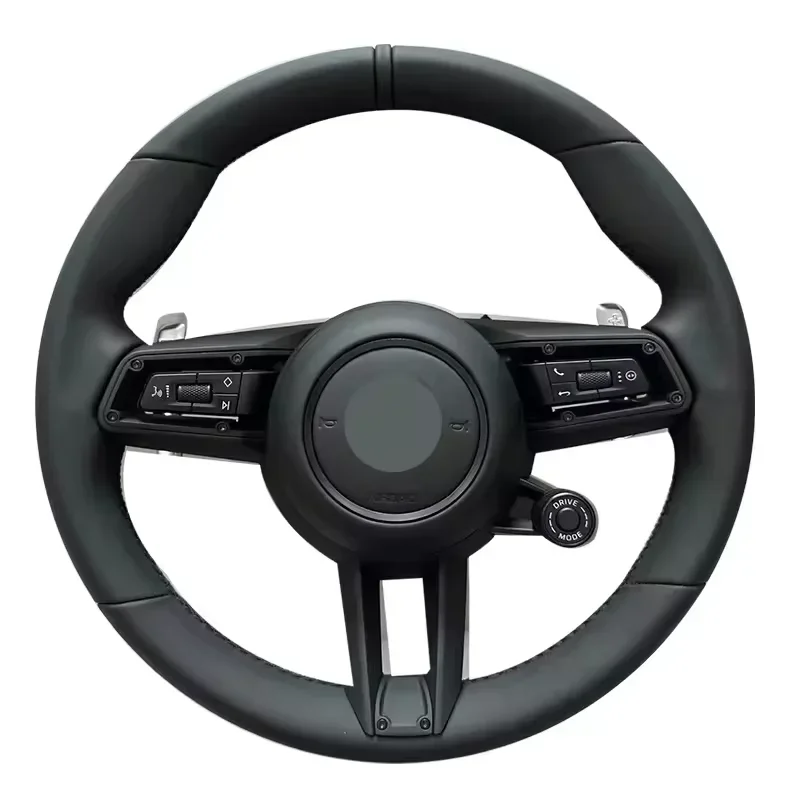 High Quality Leather Steering Wheel for Porsches  Cayenne Panameras  958 991 911 718 Carbon Fiber New Style Steering