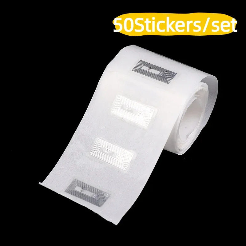 ชิป NFC Ntag213 สติกเกอร์ Wet Inlay 13.56MHz ป้ายป้าย 213 ป้ายป้องกันการปลอมแปลงป้ายอิเล็กทรอนิกส์