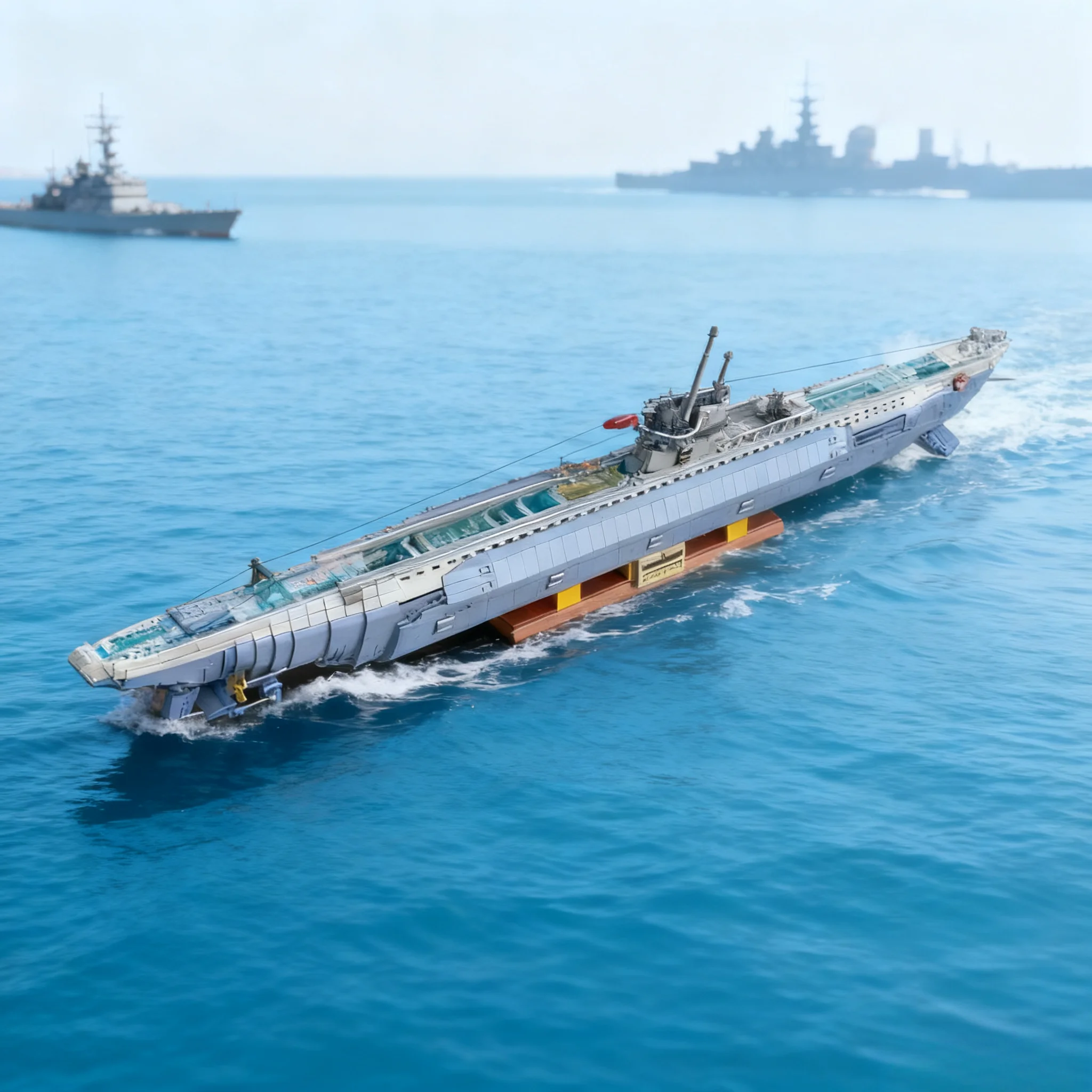 

Креативная модель военной подводной лодки WW2, VIIC U-552, строительные блоки, 6172 шт., военные большие кирпичи, подарки, игрушки для мальчиков, взрослых и детей