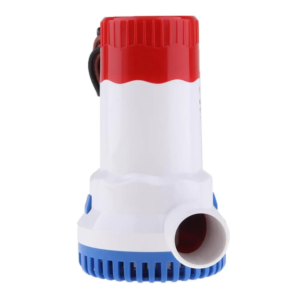 Pièces de plomberie pour bateaux, pompe de cale submersible 12V 1500GPH, pompe électrique à haut rendement pour voilier