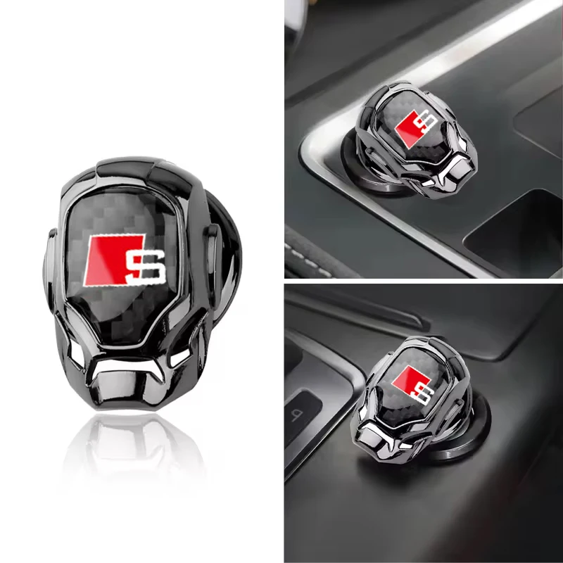 

Car One-Click Start Buttons Protective Cover Decoration For Audi S A1 A3 A4 A5 A6 RS TT S4 S5 S6 S7 Q3 Q5 Q7 C5 C6 B4 B5