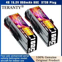 1-10PCS TERANTY 4S 850mAh 15.2V HV 80C/160C 리포 배터리(Beta85X Whoop Quadcopter FPV RC 레이싱 드론용 XT30 플러그 포함)