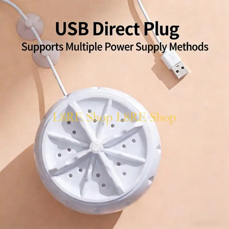 L8RE Cleaning Device ABS Texture Clothing Washing Machine for Travel Kitchen Home Use