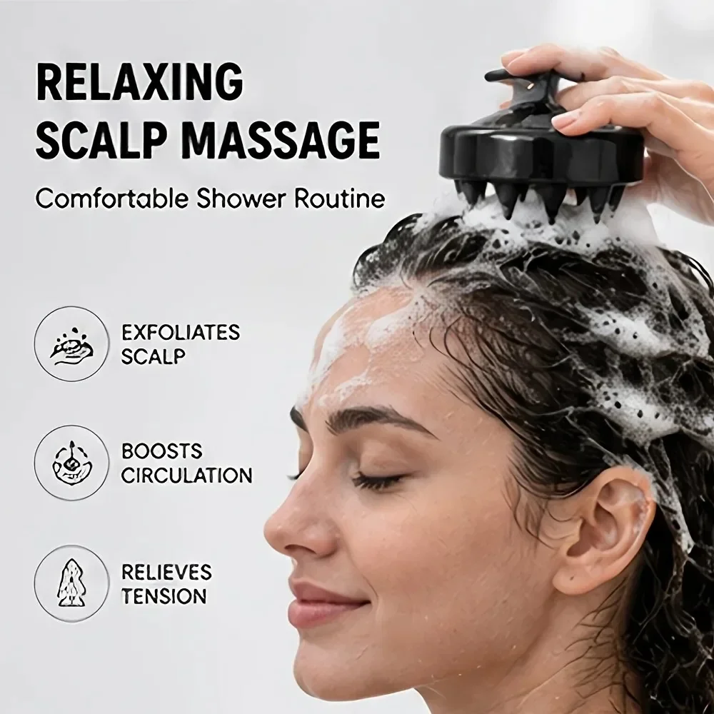 5/4/3/2/1-teiliges Körperbürsten-Set mit langem Griff, Rücken-Duschbürste, Silikon-Peelingbürste, Shampoo-Kopfhautmassagegerät für das Badezimmer – Detail 16