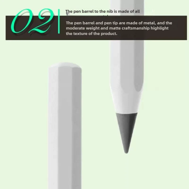 6/1 PCS 금속 영원한 잉크 펜 없음 6 색 마술 연필 무제한 신기술 쓰기 그림 편지지 학교 용품