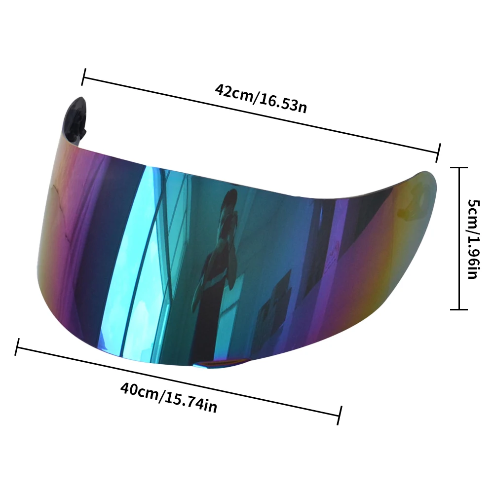 Visiera per casco moto integrale Protezione UV Occhiali per casco Casco da moto Lente per scolorimento per AGV K1 K3S K5 Accessori