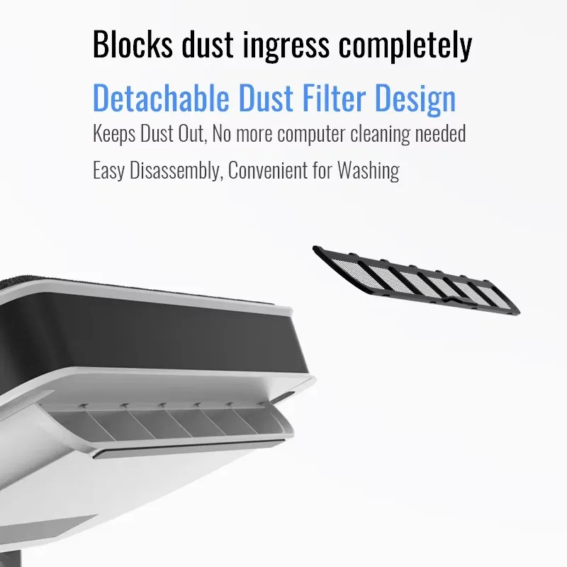 Flydigi BS2 pro مبرد الكمبيوتر المحمول تجاوز ضغط الهواء المزدوج الحد من الضوضاء ذكي متغير التردد قوس الكمبيوتر جديد