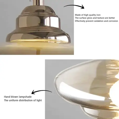 10 best sales Nordisk glaspendellampa - №5