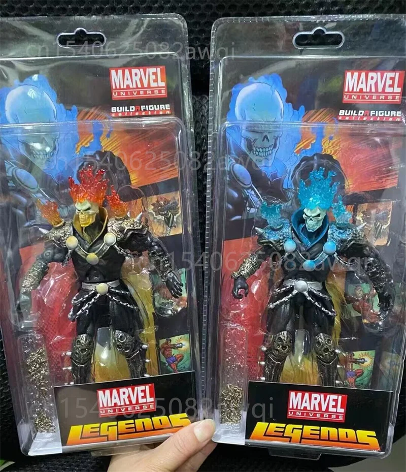 Marvel Legends Ghost Rider Action Figure Red and Blue Buildr Figures In stock Fast Shipping Christams Gifts 23cm Model Toys view 2