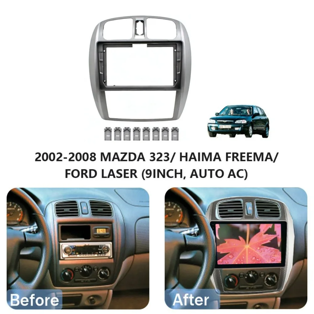 For HAIMA FREEMA For Ford LASER 2001-2009 9INCH AUTO AC Android Large Screen Versatile Frame, Central Control Navigation Panel