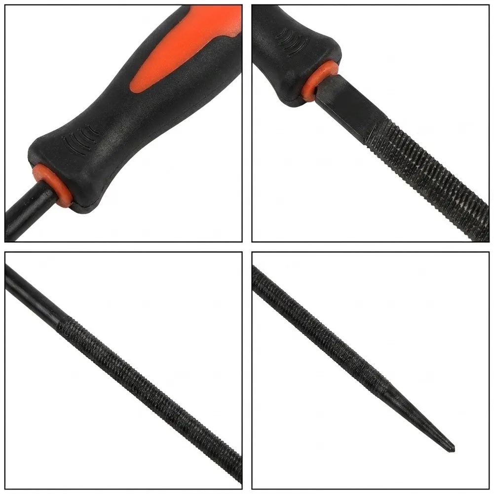 For Chainsaw Chain Sharpening Files 4pcs Hardened Steel Round Files 3.2mm 4.0mm 4.8mm 5.5mm for Forestry Gardening DIY Tasks