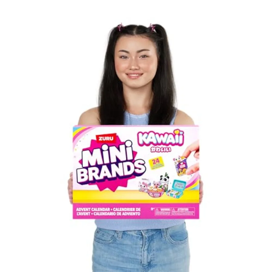 تقويم القدوم Kawaii من العلامات التجارية الصغيرة للفتيات ألعاب موسمية قابلة للجمع مع هدايا مفاجئة ممتعة مثالية لعد التنازلي في العطلات