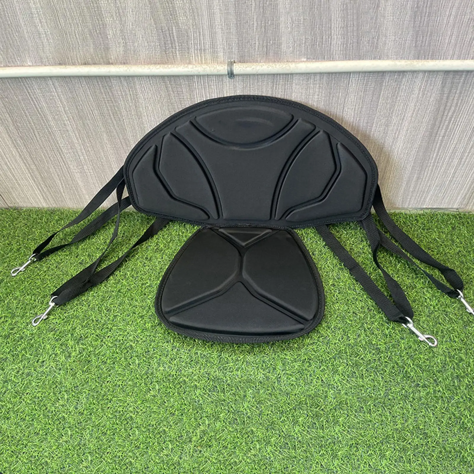 Kayak Backrest Seat Black Versatile EVA Accessories Easy to Install Inflatable Surfboard Seat Cushion for Fishing Kayaking