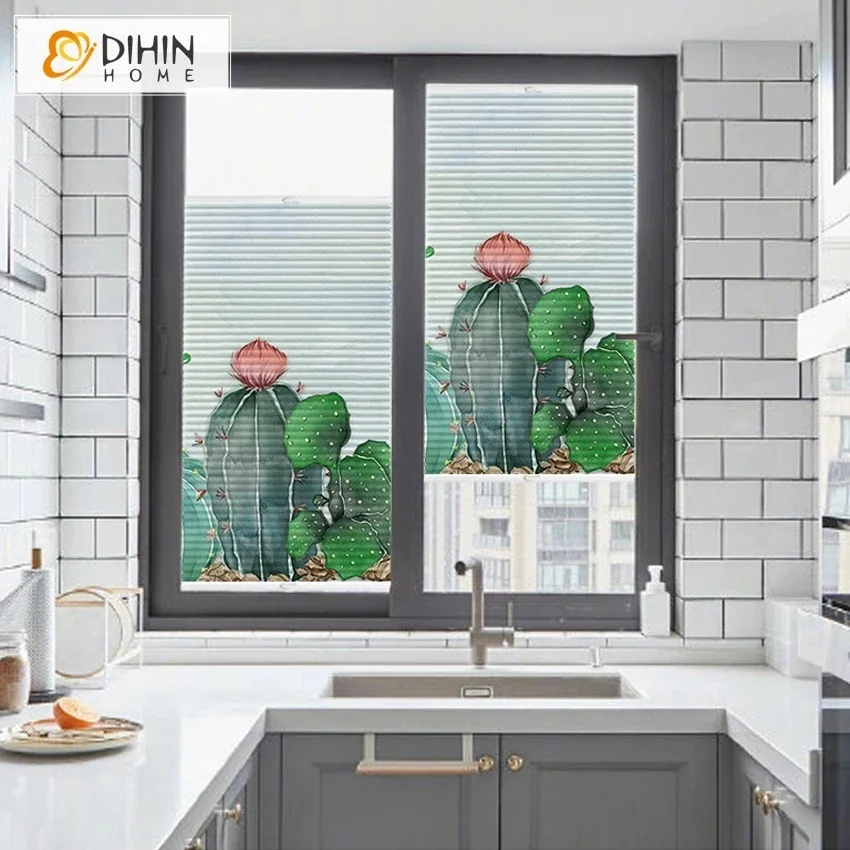 

Tropical Rainforest 40-50% Half Blackout Cellular Honeycomb Blinds Shades Home Decor For Living Room Customize Curtains