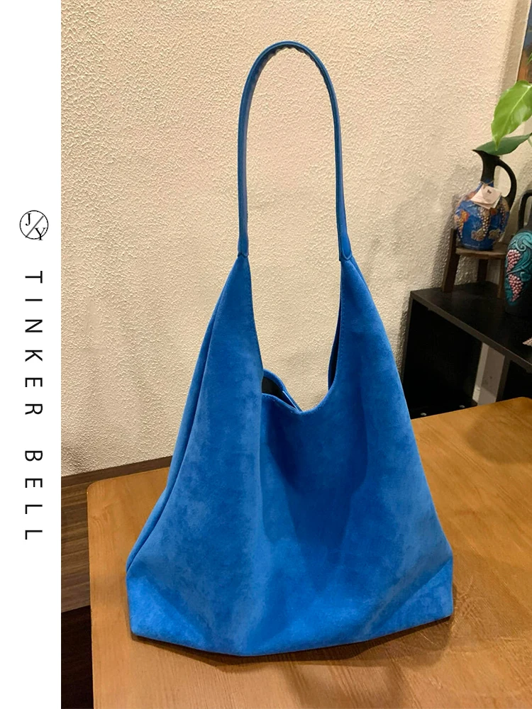 

Autumn Winter Casual Lazy Sle Large Capaci Tote Bag Women's 2025 New Faion Simple Match Single oulder Bag Women