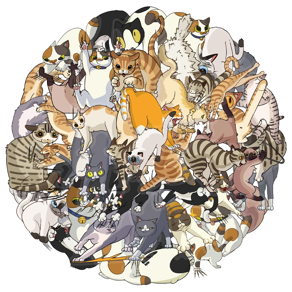 50PCS Creative Cat …