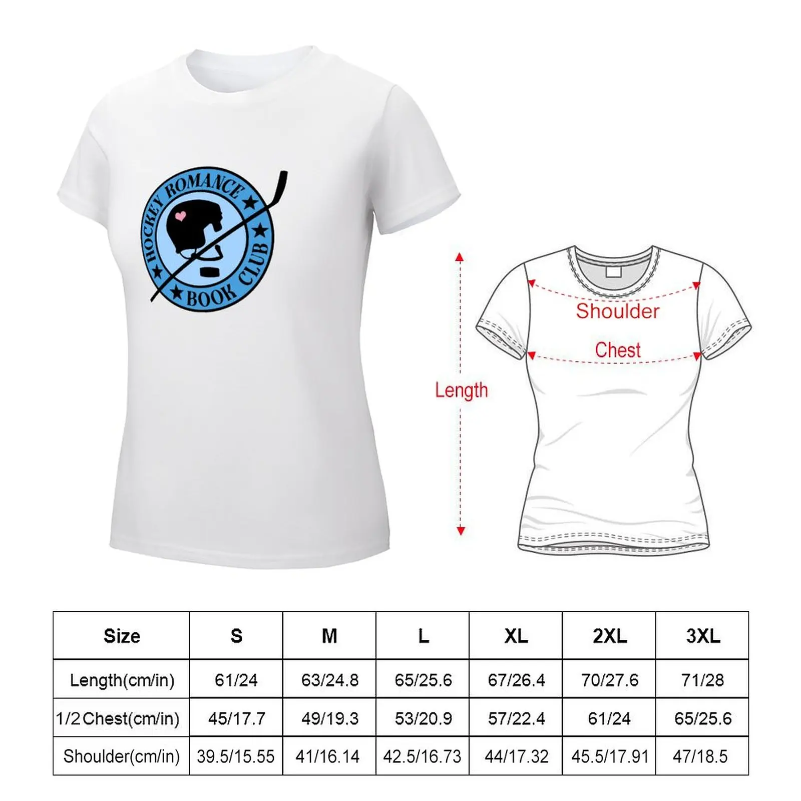 Hockey Romance Book Club Readers T-shirt plus size tops animal print shirt for girls t-shirts for Women cotton