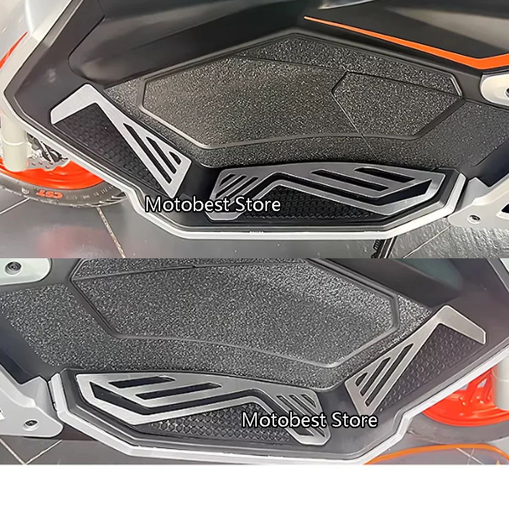 Motorcycle For  QJMOTOR ATR125 125 atr QJ150 ADV Foot Plate Board Pedals Footrest Foot Rests Cover Mat Pad Wear-Resistant
