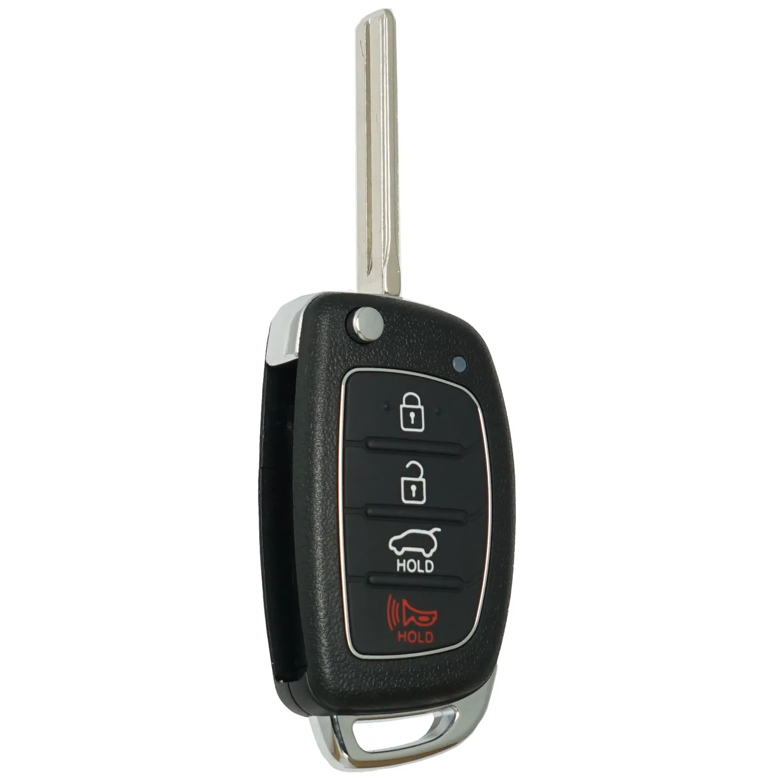 Picture 4: Replacement Key Fob Case for 2013-2019  Hyundai Sonata Santa Fe Flip Key Remote Control Key Fob Shell & Provide cutting services