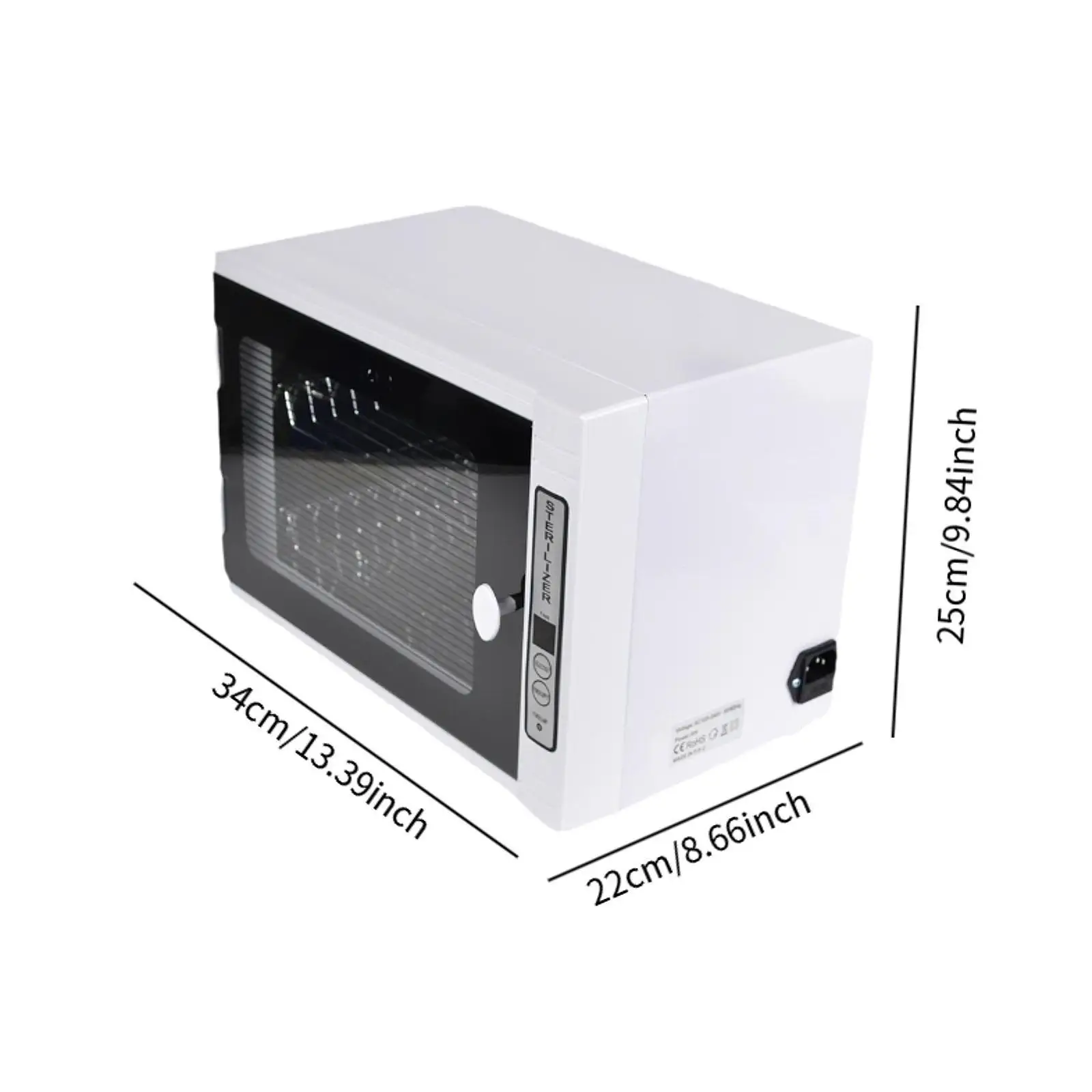 Nail Tool Cleaning Cabinet 12L Multi Functional for Beauty Nail Clippers SPA