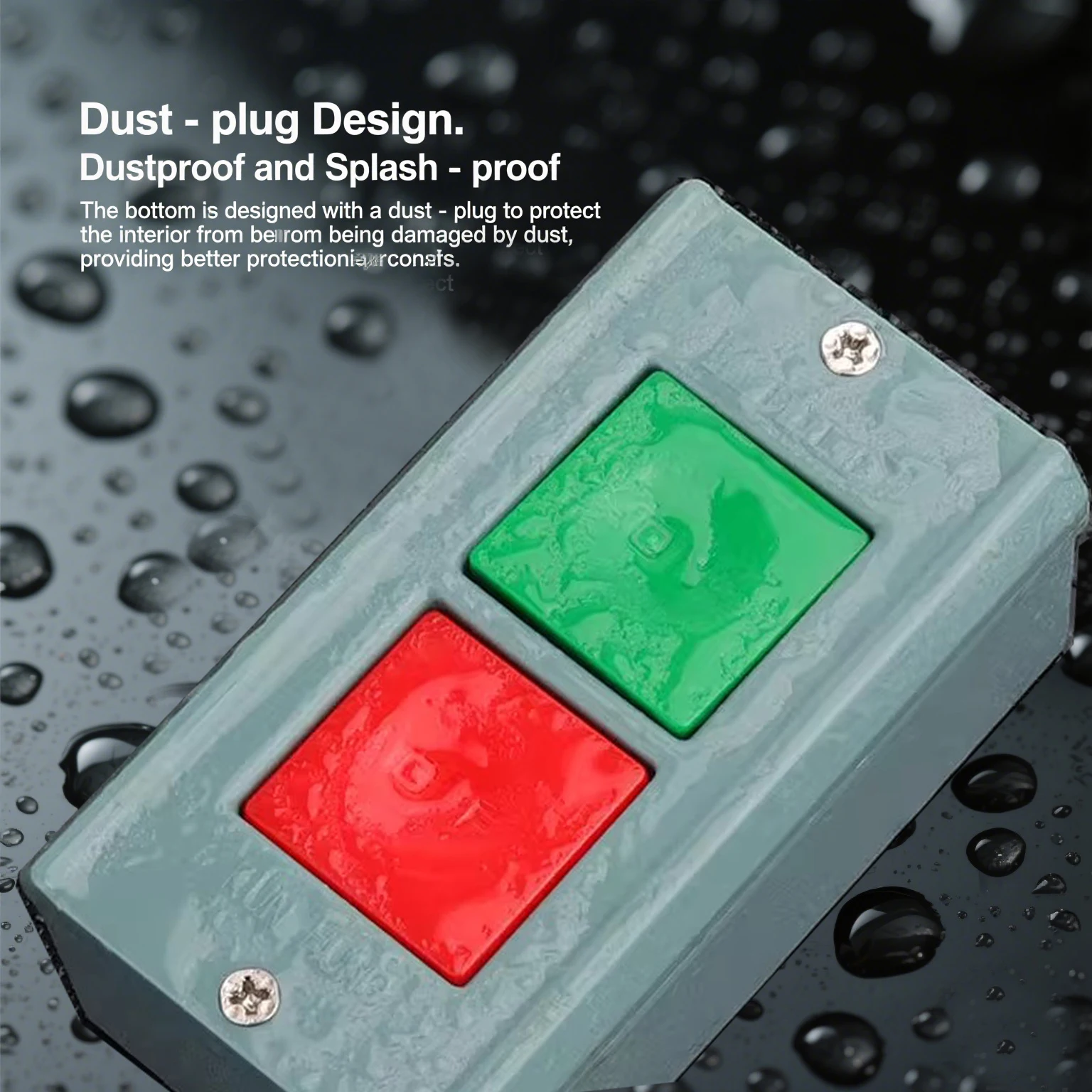 Start Stop Push Button Switch Dual/Three Positions KH-701 OFF-ON KH-703 Control Buckle Silver Contact Dust Waterproof
