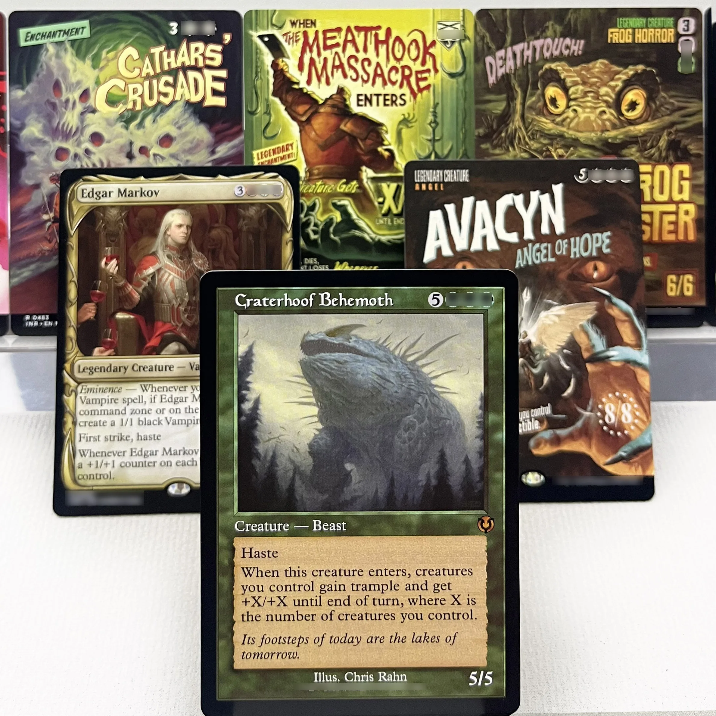 INR FDN HOLO11-I03 Tcg прокси волшебные карты Эдгар Марков кратерхоф Behemoth Avacyn, Angel of Hope Emrakul, сбор обещанного конца