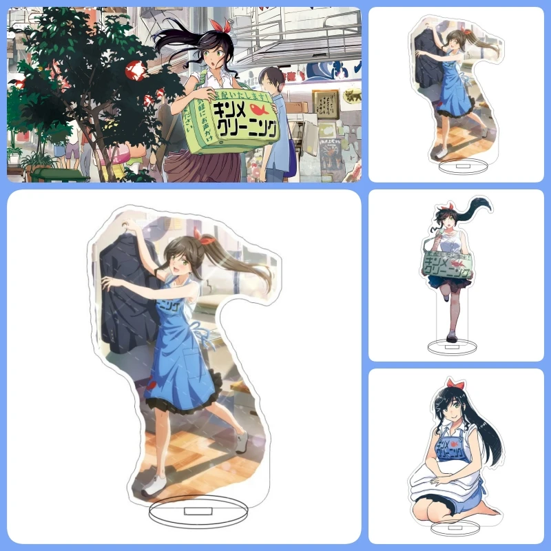 

Manga Wash It All Away Acrylic Stand figure Wakana Kinme Kyūshō Ishimochi Stand Plate Cosplay Prop Decor Cartoons Gifts
