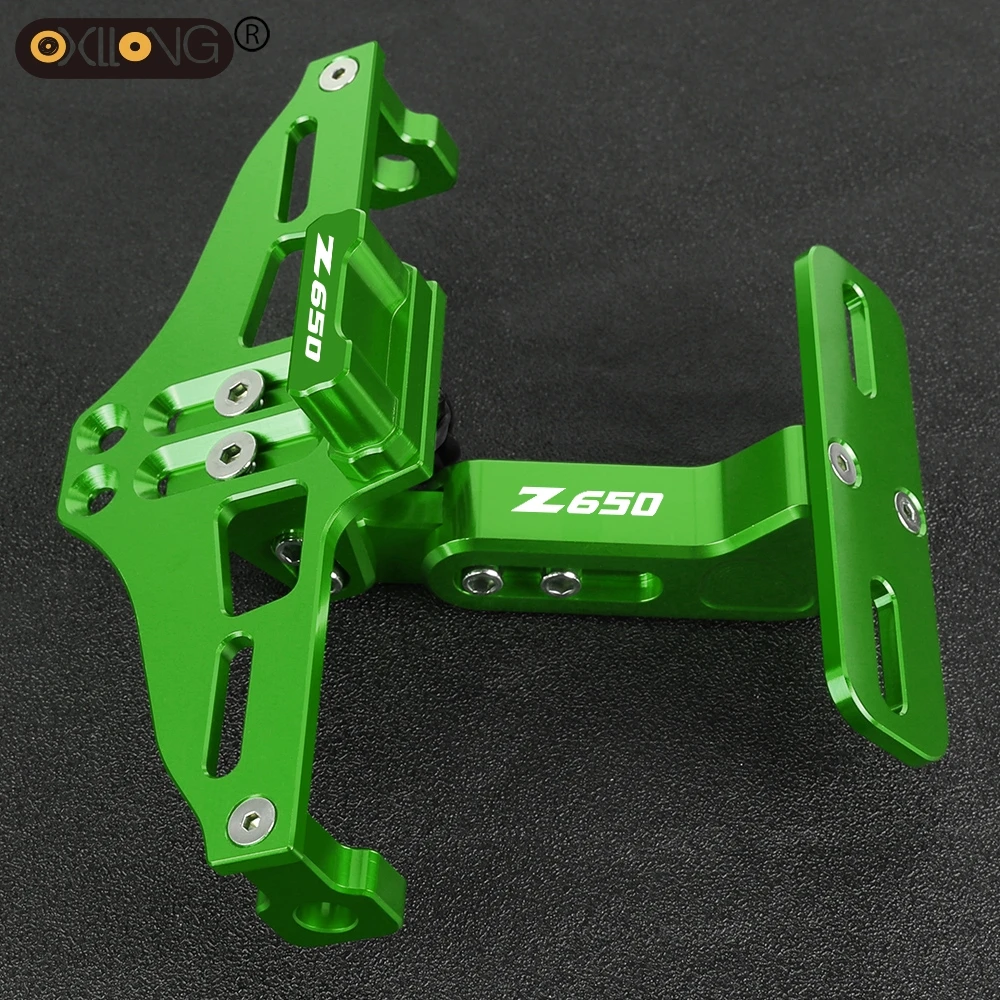 دراجة نارية رقم الترخيص لوحة حامل LED بدوره أضواء الإشارة اكسسوارات جزء لكاواساكي Z650 Z 650 2018 2017-2023 2022 2021