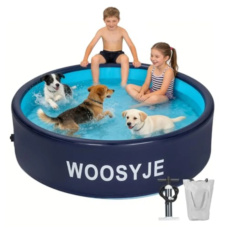 

Складной надувной бассейн-ванна для собак и других домашних животных, складной детский бассейн, ванна для купания, бассейн для собак мелких пород