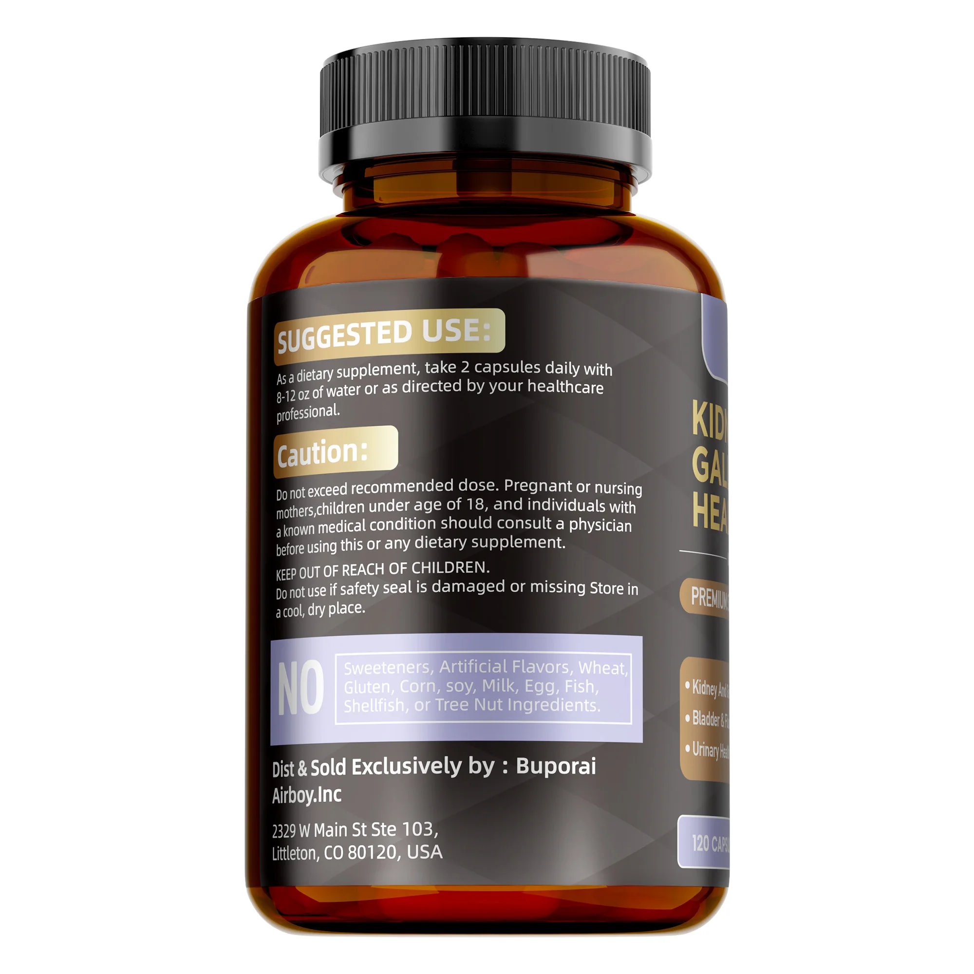 腎臓と胆嚢のサプリメント - 腎臓の浄化、血液循環のバランス、泌尿器の健康促進、免疫力向上