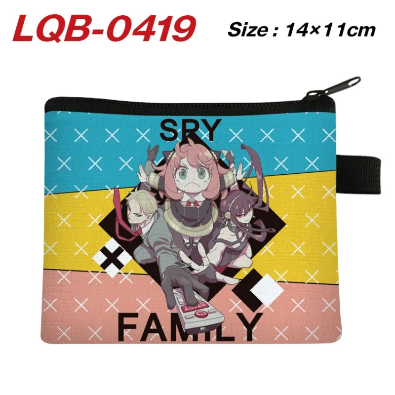 اليابانية أنيمي الجاسوس × الأسرة Kawaii الكرتون نمط المحفظة أنيمي البضائع هدية صغيرة