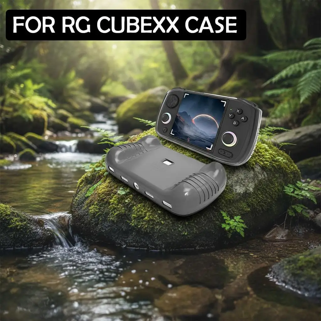 ل Anbernic RG Cube XX حافظة واقية محمولة من البولي يوريثان مقاومة للصدمات وحدة تحكم ألعاب حقيبة حمل لملحقات RG Cube XX