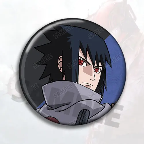 Set Pin Lencana Anime Naruto Kakashi Sasuke Itachi Deidara Gaara Aksesori Cosplay Hadiah Barang Koleksi untuk Penggemar