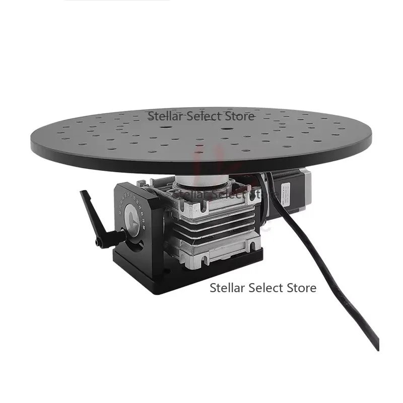 

LY-JD300 Electric Work Table Platform Rotary Axis Motor Control for Circle Rotate New Condition Laser Marking Engraving Machine