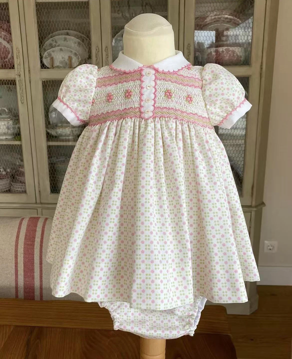 

0-12Y Baby Girl Summer Handmade Embroidery Vintage Princess Dress for Birthday Photography Holiday Eid A271