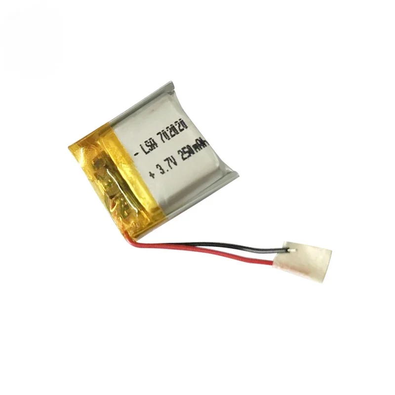 Polymer Lithium Battery 702020 3.7V 250mAh for Smart Watch Humidifier and Switch Light