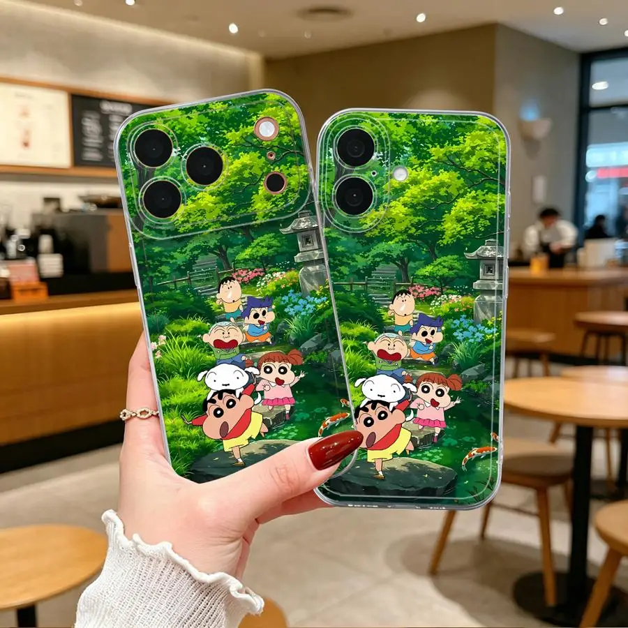 Case for iPhone 17 16 Pro Max 15 Plus 13 Mini 11 Pro XS Max 17e 14 12 XR Air Soft Phone Cover Cute Nene Kazama
