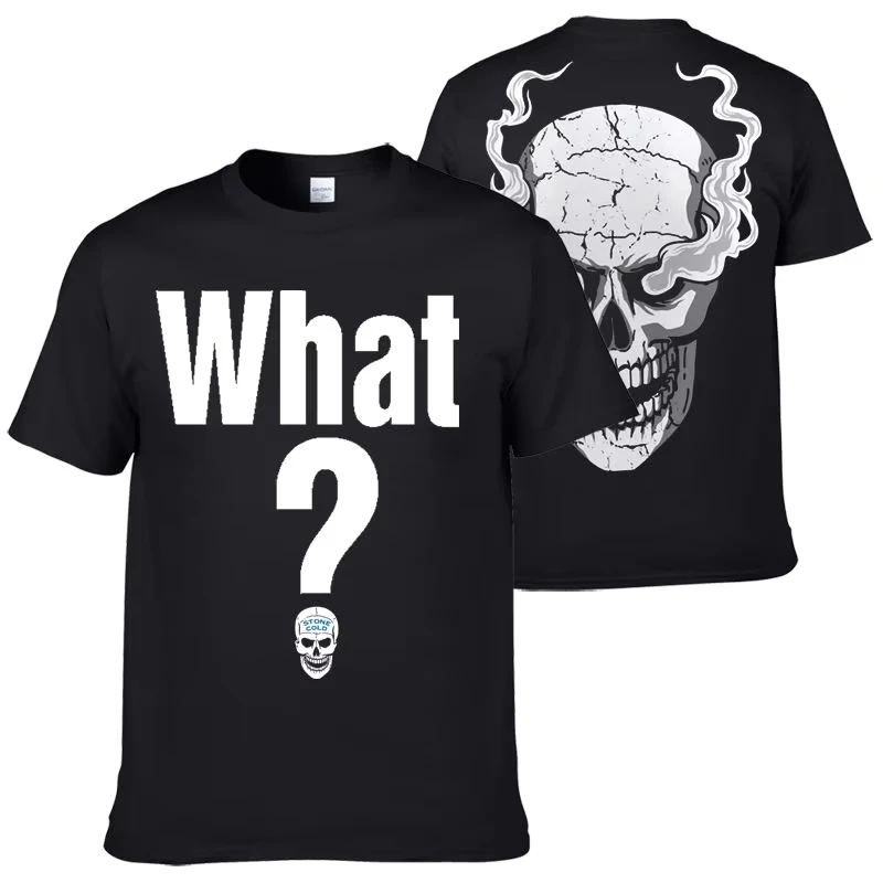 Cold Stone Austin Sstone Cold Loose Short Sleeve T-Shirt 3_16 Casual Half Sleeve Summer Cotton T-Shirt Top Y2k Clothes Man