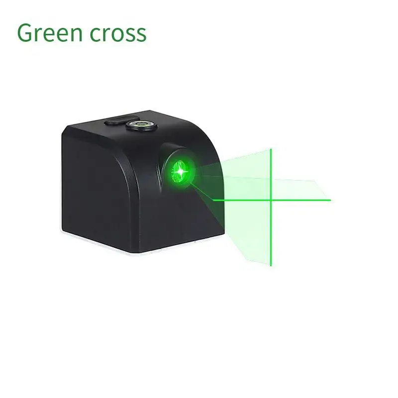 Strong Red Light Portable USB Direct Charging Mini Level Micro Laser Cross Infrared Positioner Lazer Level  Level Laser