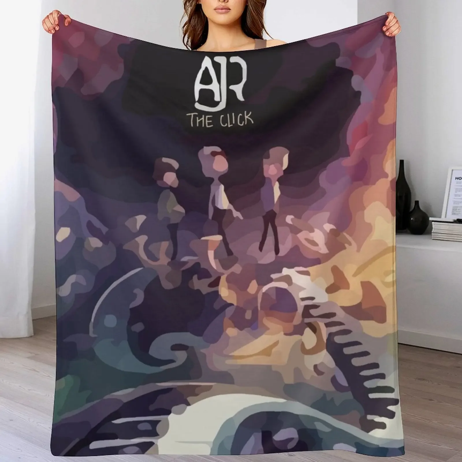 

The Click Album Cover Throw Blanket christmas gifts Soft Decorative Sofa Thermals For Travel Blankets