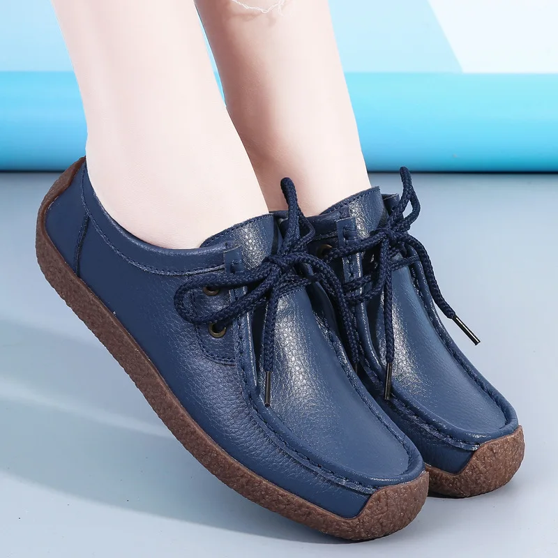 2023 New Women Casual Shoes Woman Flats Sneakers Women Fashion Moccasins Designer Loafers Ladies Shoes Chaussures Big Size